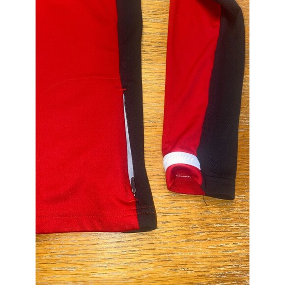 Adidas Red Rutgers Cheer Climalite Long Sleeve Pullover - Picture 5 of 5